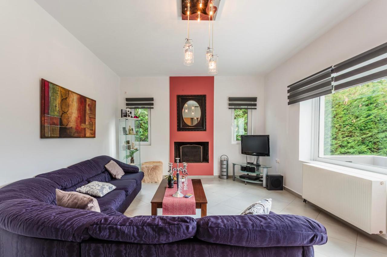 Villa Stymfalia - Luxury Mansion With Private Pool Karteri  Buitenkant foto