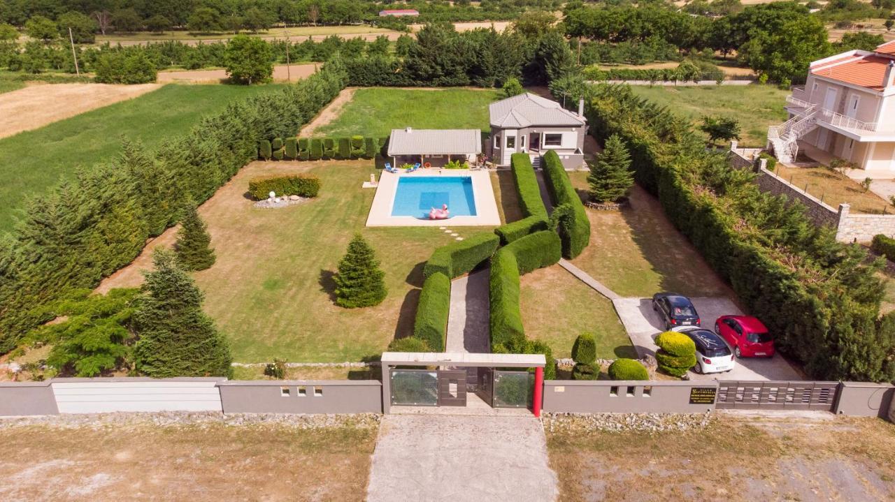 Villa Stymfalia - Luxury Mansion With Private Pool Karteri  Buitenkant foto